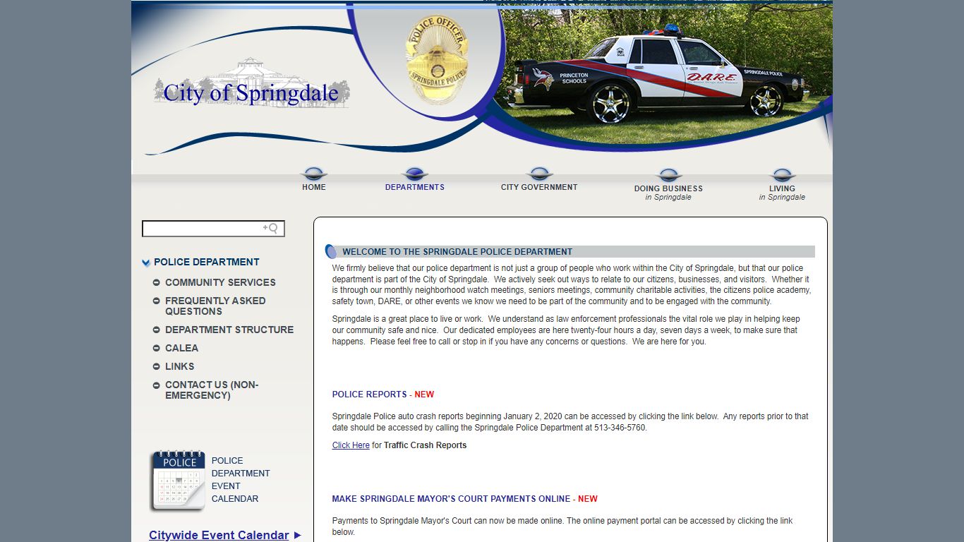 Springdale Police Department | Springdale, OH | City of Springdale